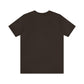 Unisex Jersey Short Sleeve Brown T Shirt