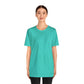 Unisex Jersey Short Sleeve Teal T Shirt