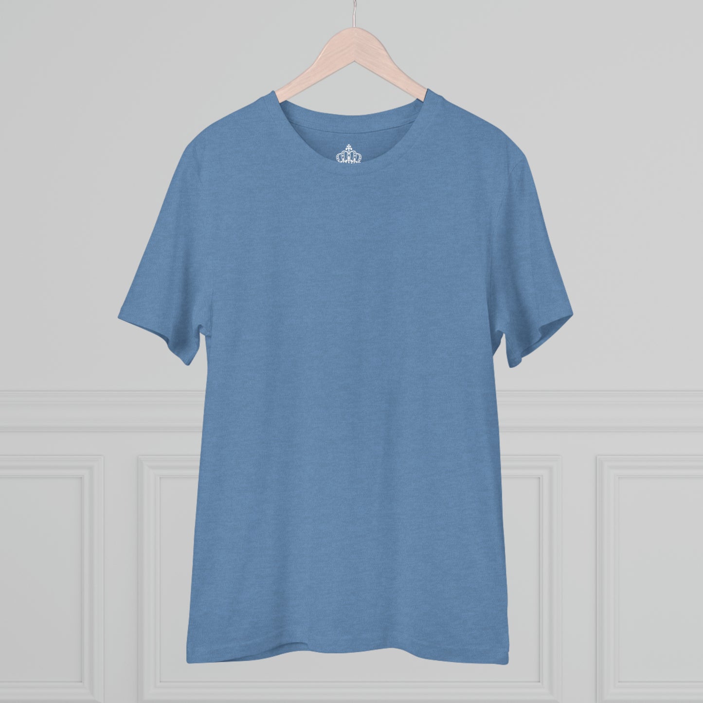 Mid Heather Blue - Organic Creator T-shirt - Unisex