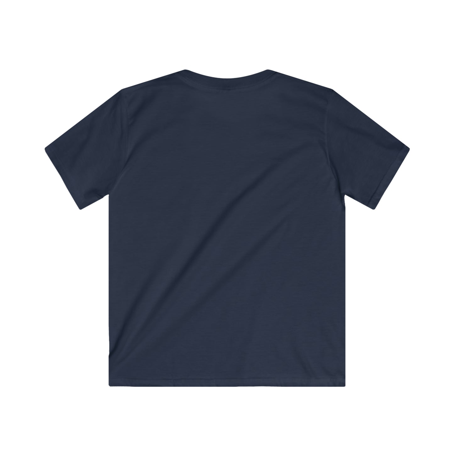 Navy Blue - Childrens Unisex Softstyle T Shirt - Navy Blue Royal T