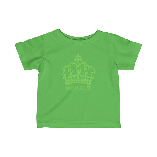 Babies Fine Jersey Tee- Green Royal T Logo