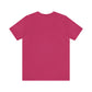 Unisex Jersey Short Sleeve Berry Pink T Shirt