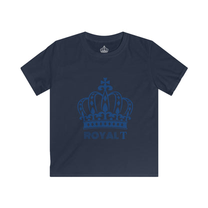 Navy Blue - Childrens Unisex Softstyle T Shirt - Navy Blue Royal T