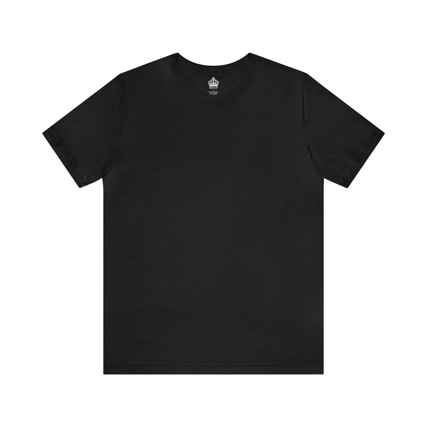 Unisex Jersey Short Sleeve Black Heather T Shirt