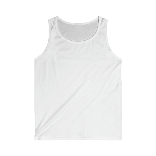 Men's White Softstyle Tank Top