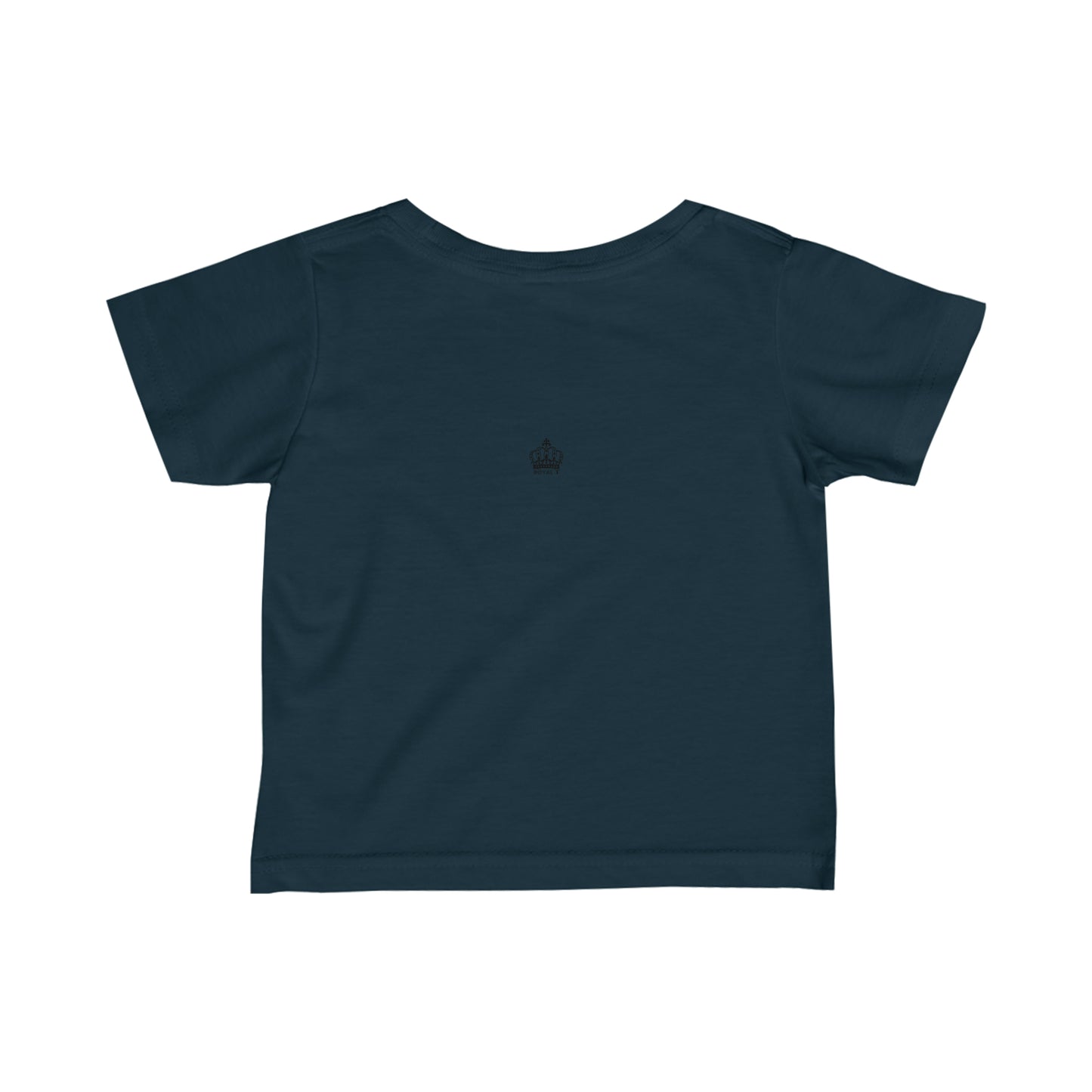 Babies Fine Jersey Tee- Teal Blue Royal T Logo