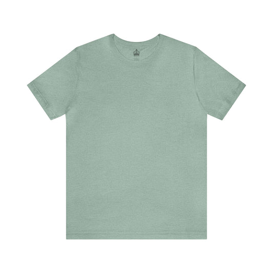 Unisex Jersey Short Sleeve Heather Prism Dusty Blue T Shirt