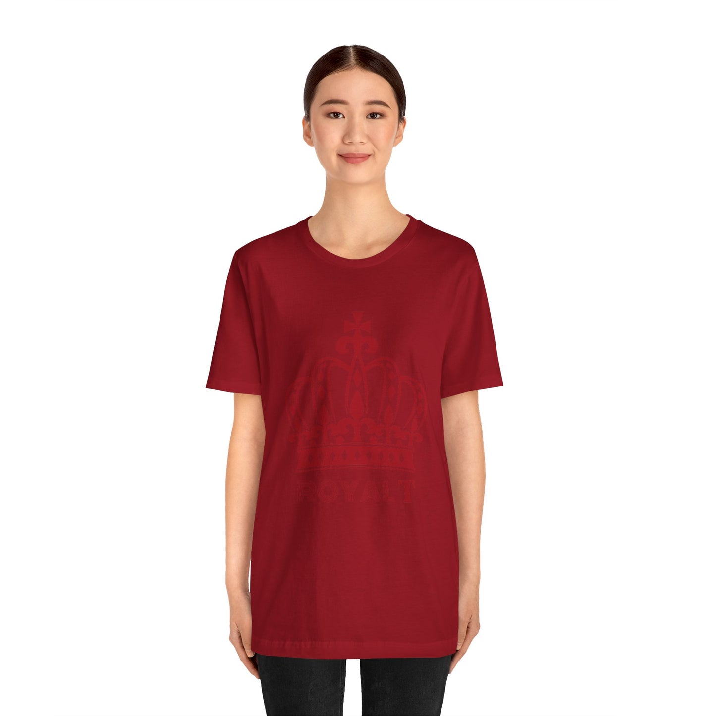 Canvas Red - Unisex Jersey Short Sleeve T Shirt - Red Royal T