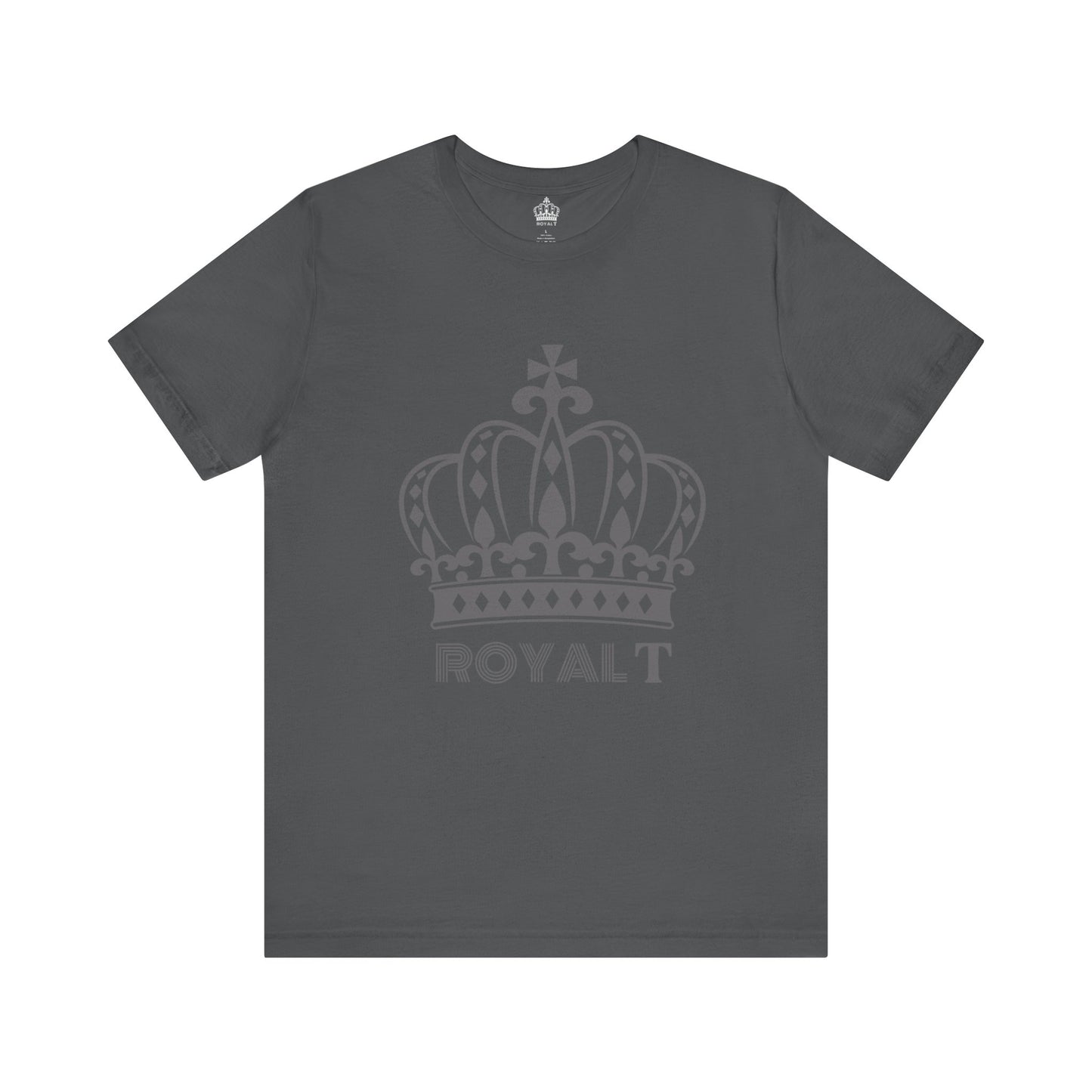 Asphalt Grey - Unisex Jersey Short Sleeve T Shirt - Grey Royal T