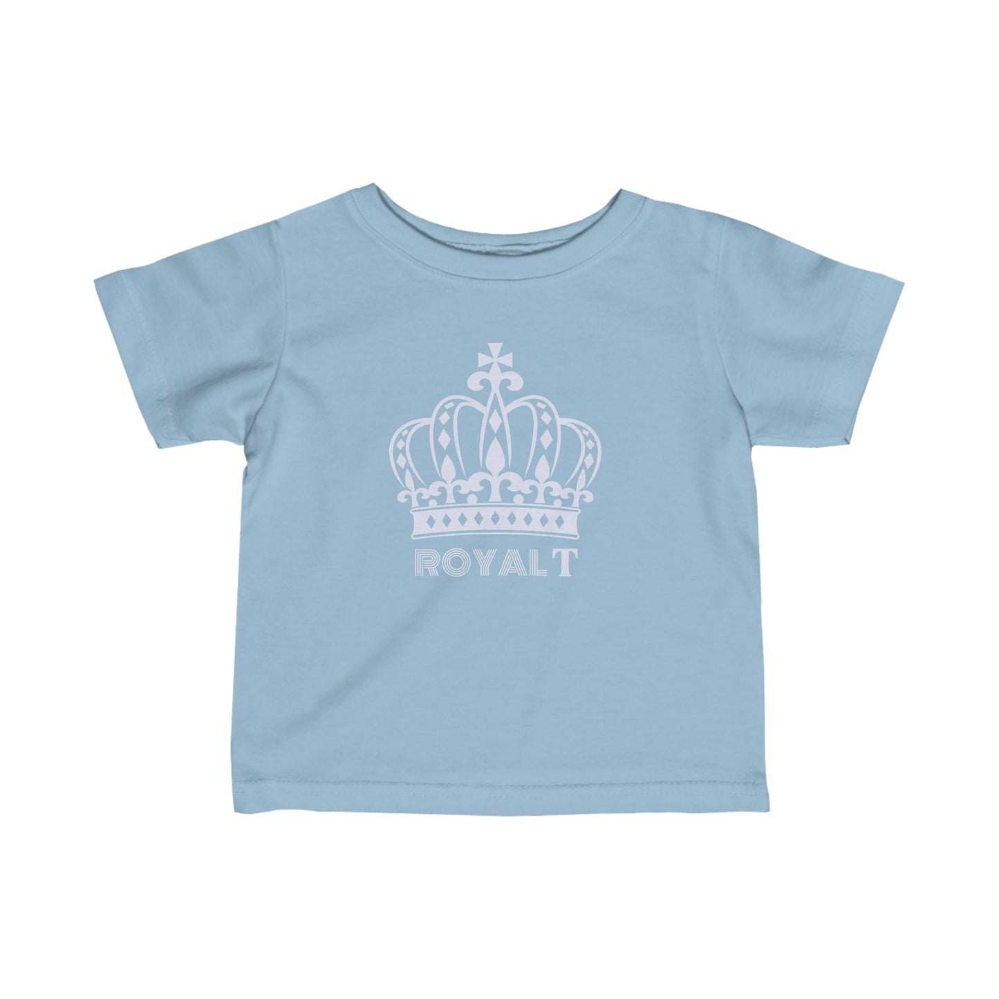 Babies Fine Jersey Tee- Lilac Royal T Logo