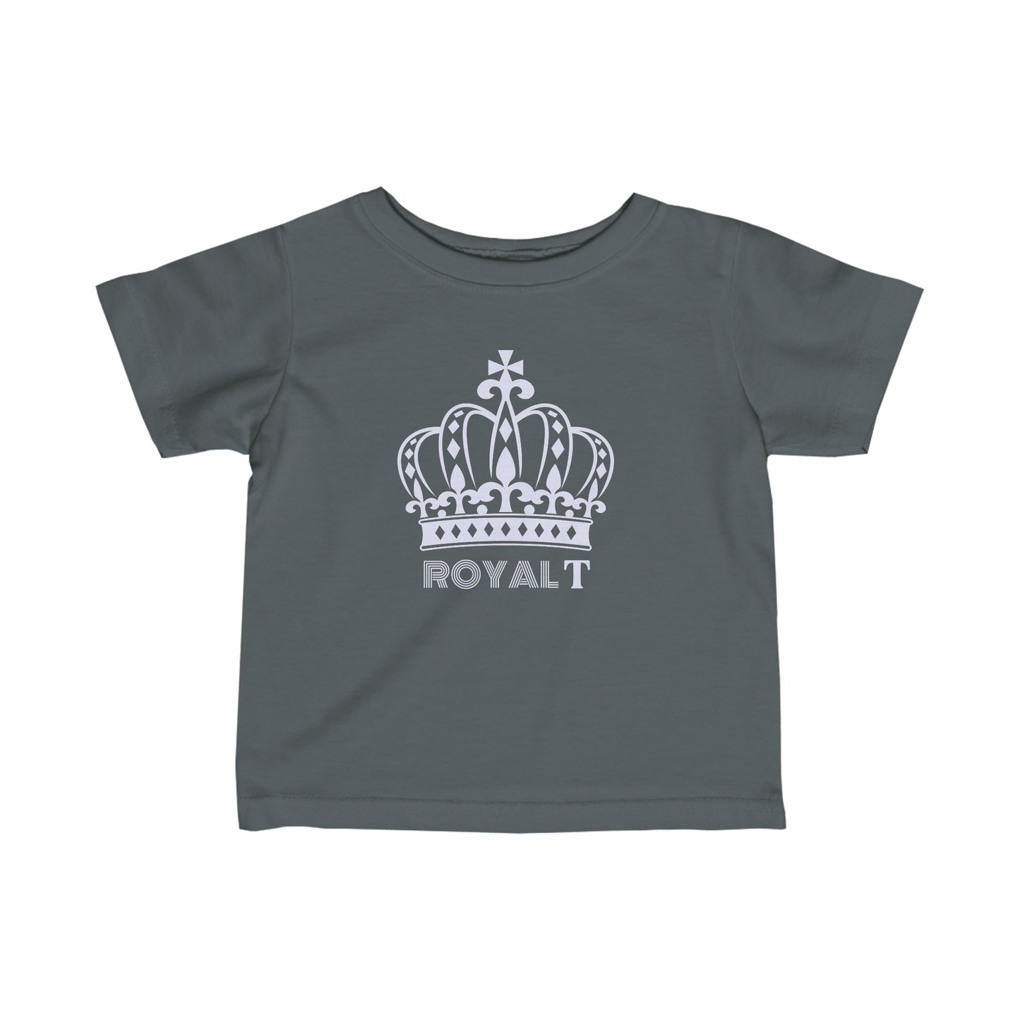 Babies Fine Jersey Tee- Lilac Royal T Logo