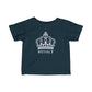 Babies Fine Jersey Tee- Lilac Royal T Logo