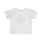 Babies Fine Jersey Tee- Lilac Royal T Logo