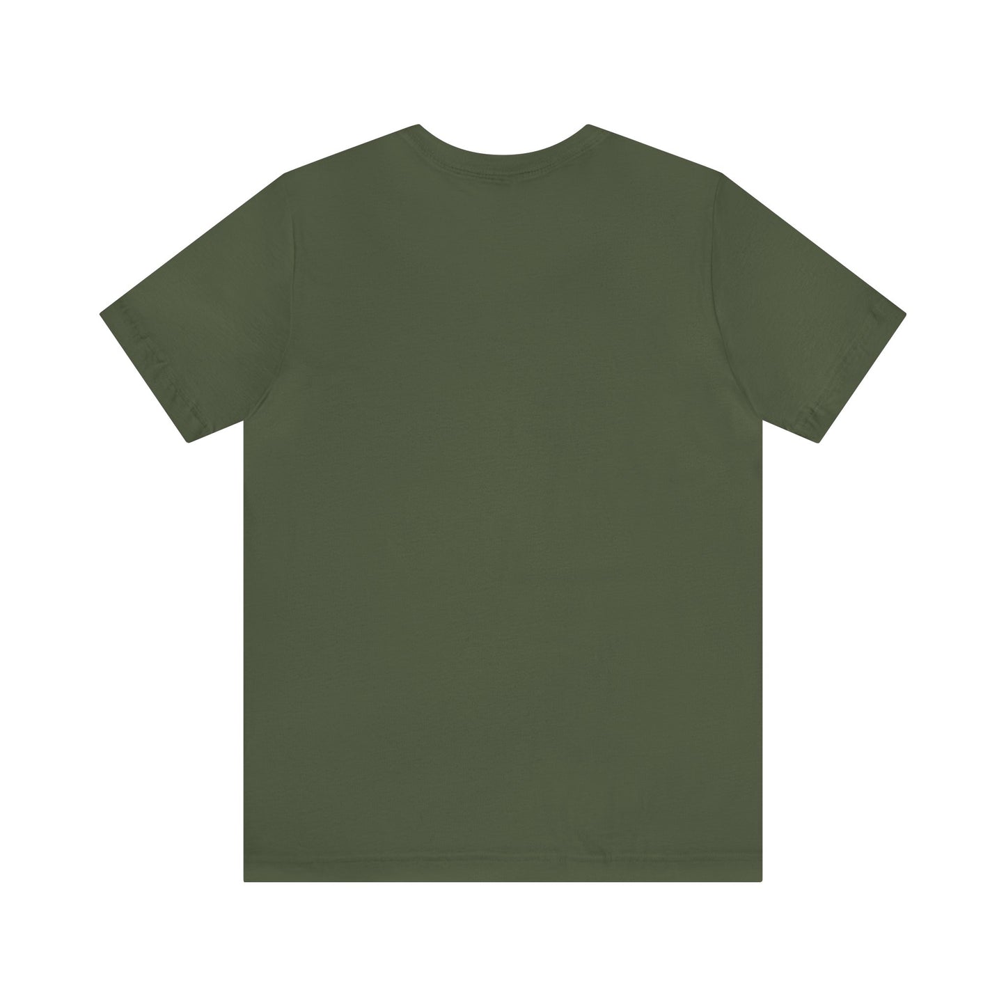 Unisex Jersey Short Sleeve Military Green T Shirt