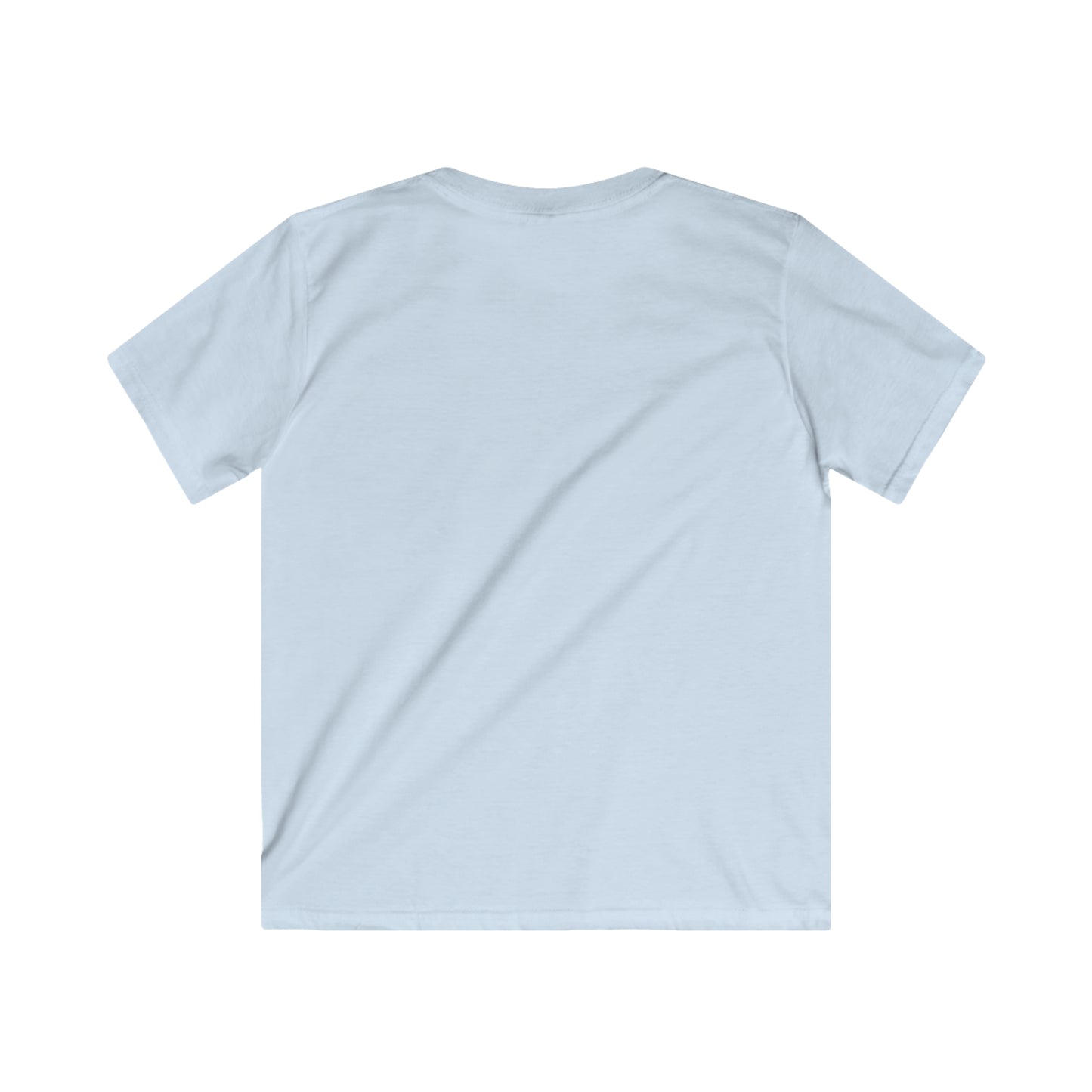 Light Blue - Childrens Unisex Softstyle T Shirt - Light Blue Royal T