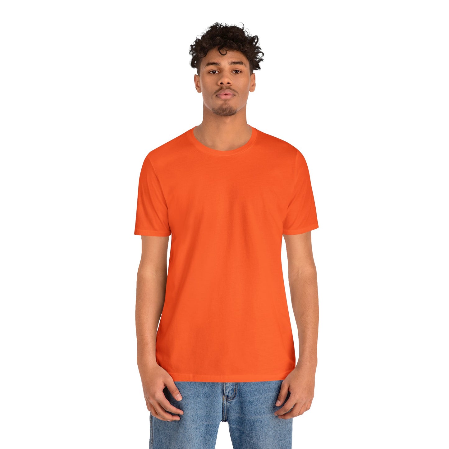 Unisex Jersey Short Sleeve Orange T Shirt