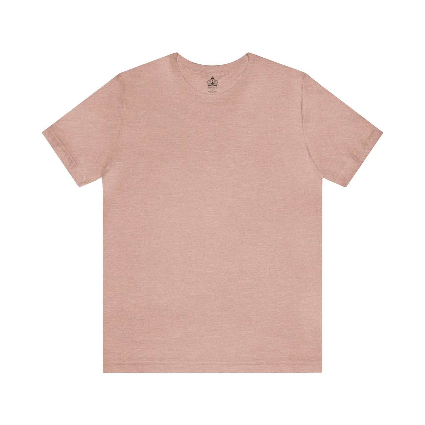 Unisex Jersey Short Sleeve Heather Prism Peach T Shirt