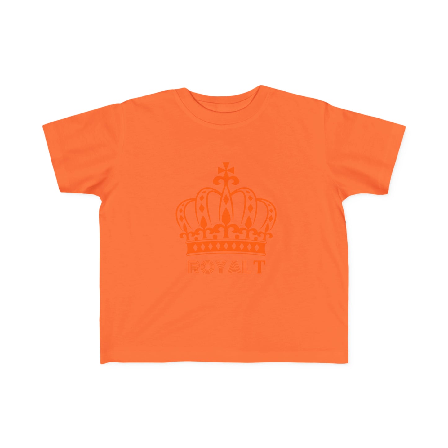 Orange - Toddler's Fine Jersey Tee - Orange Royal T