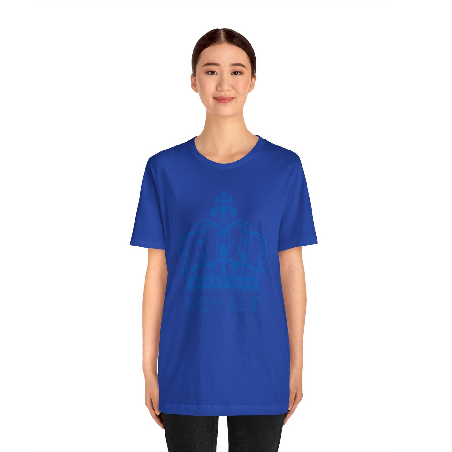 True Blue - Unisex Jersey Short Sleeve T Shirt - True Blue Royal T