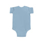 Babies Fine Jersey Bodysuit - Blue Royal T