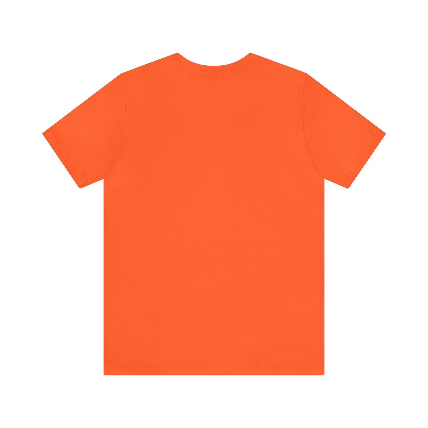 Unisex Jersey Short Sleeve Orange T Shirt