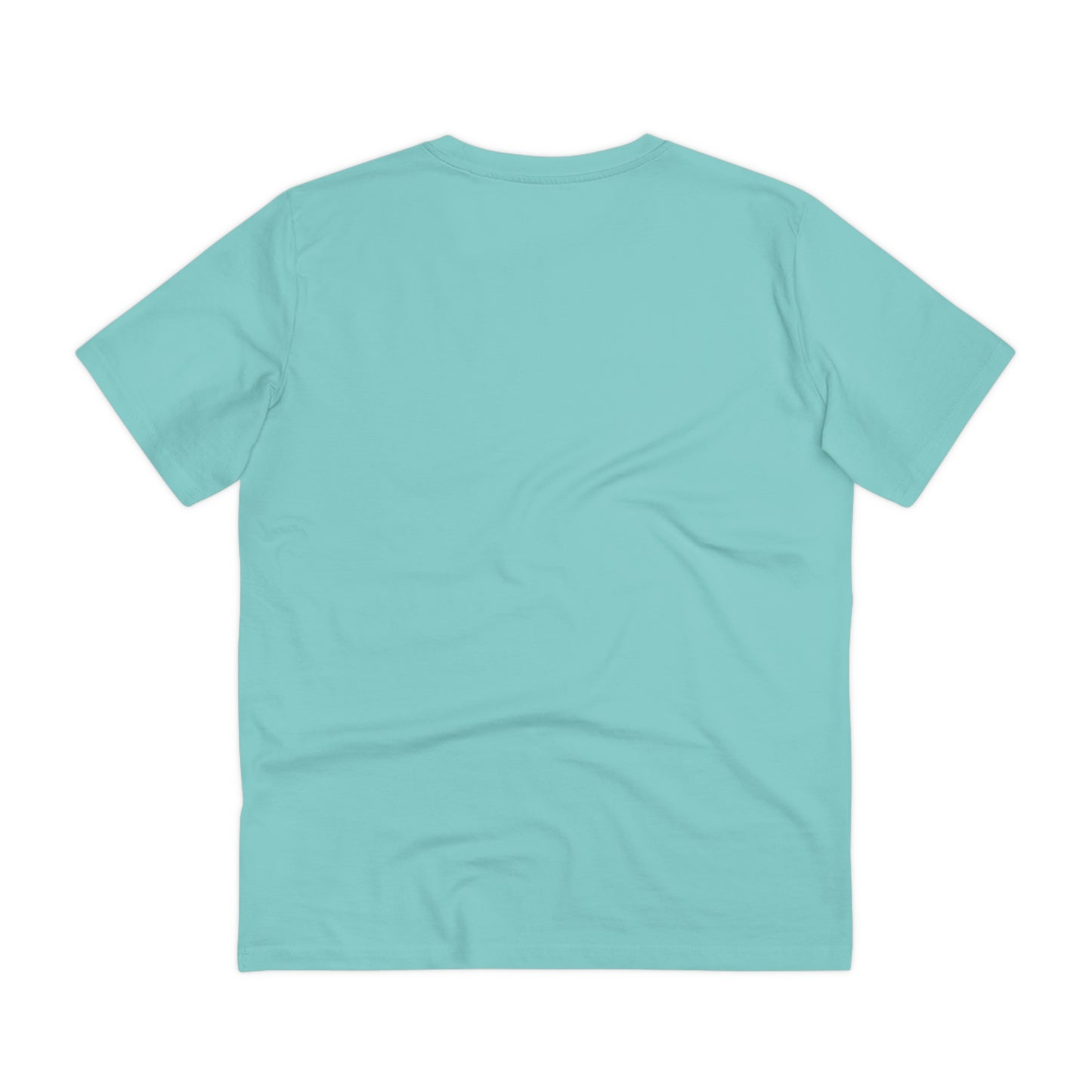 Teal Monstera Blue - Organic Creator T-shirt - Unisex