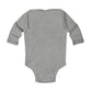 Babies Long Sleeve Bodysuit - Light Blue Royal T