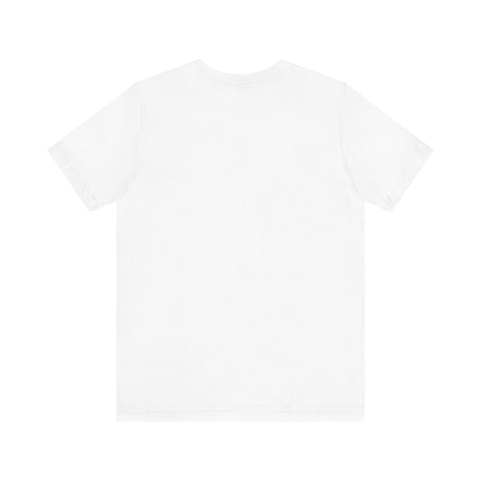 White - Unisex Jersey Short Sleeve T Shirt - White Royal T