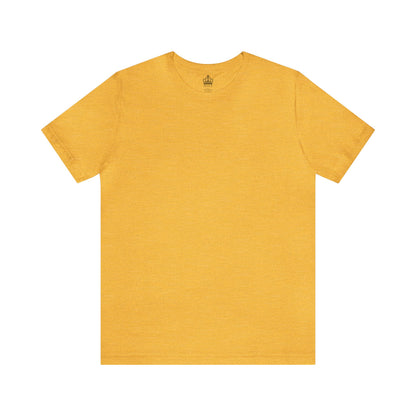 Unisex Jersey Short Sleeve Heather Yellow Gold T Shirt