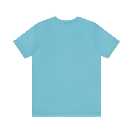 Unisex Jersey Short Sleeve Turquoise Blue T Shirt