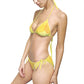 Yellow Tropical Palms - Women's Bikini Swimsuit