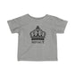 Babies Fine Jersey Tee- Black Royal T Logo