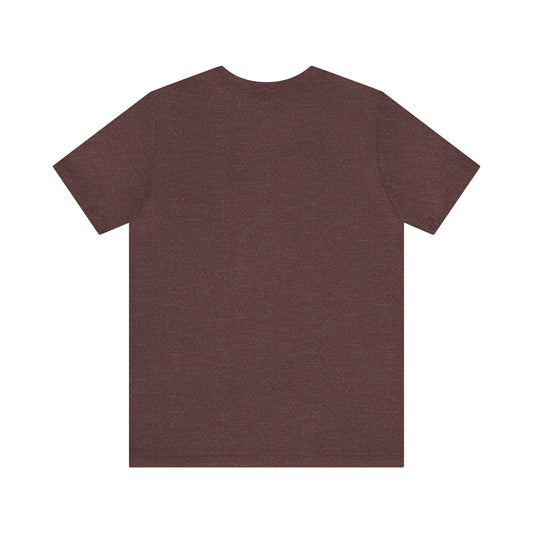 Unisex Jersey Short Sleeve Heather Maroon T Shirt