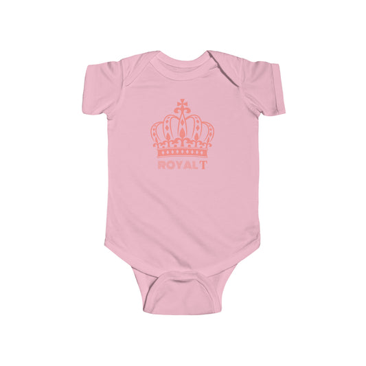 Babies Fine Jersey Bodysuit - Pink Royal T