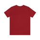 Unisex Jersey Short Sleeve Canvas Red T Shirt