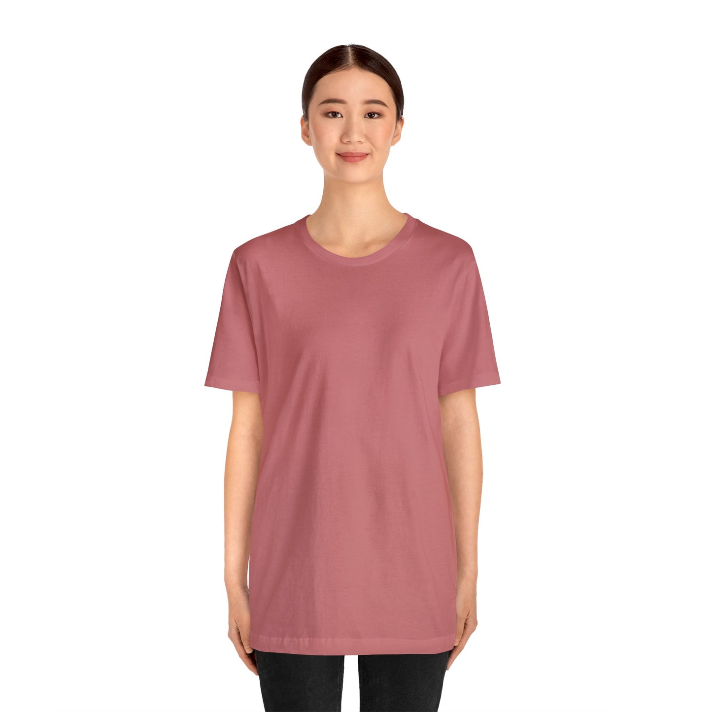 Unisex Jersey Short Sleeve Mauve T Shirt