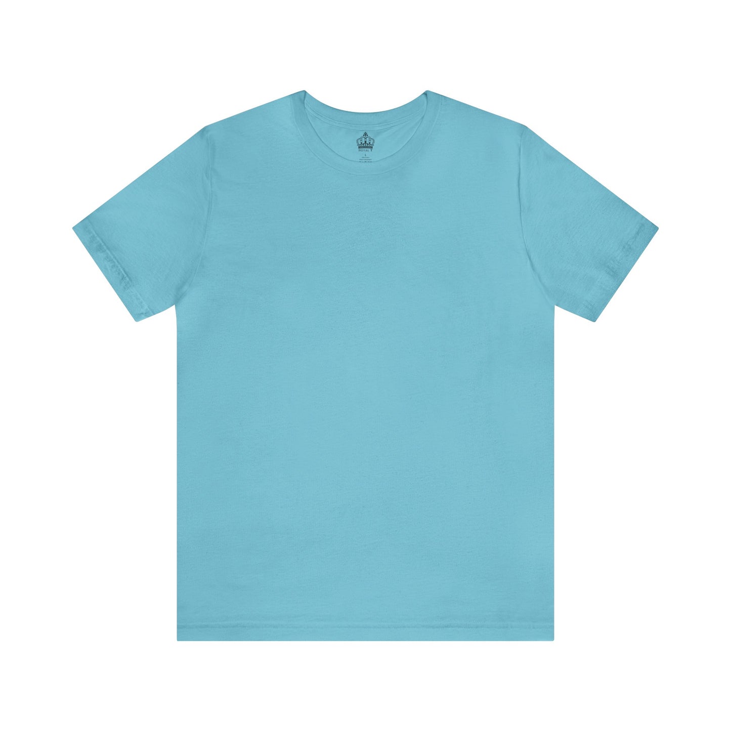 Unisex Jersey Short Sleeve Turquoise Blue T Shirt