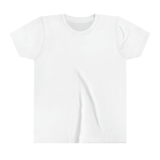 White Youth Short Sleeve Tee