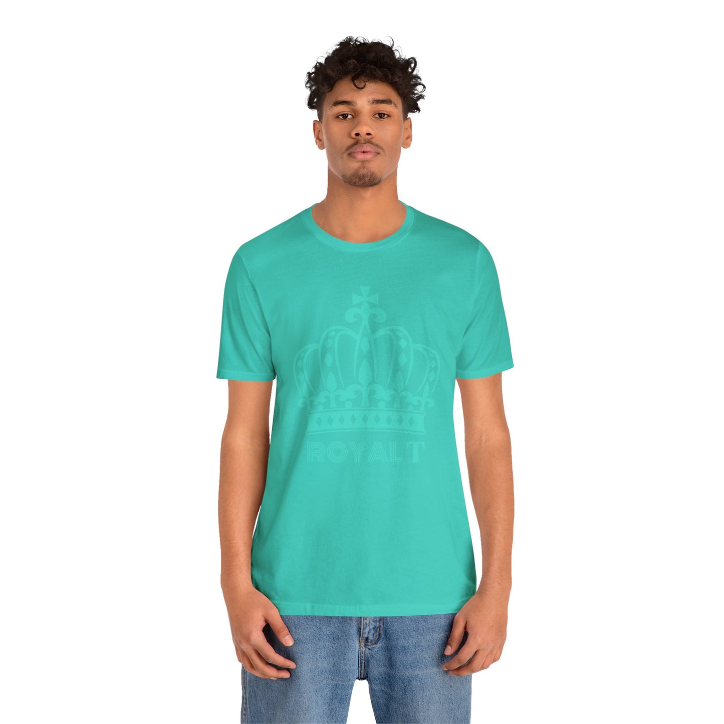 Teal Blue - Unisex Jersey Short Sleeve T Shirt - Blue Royal T