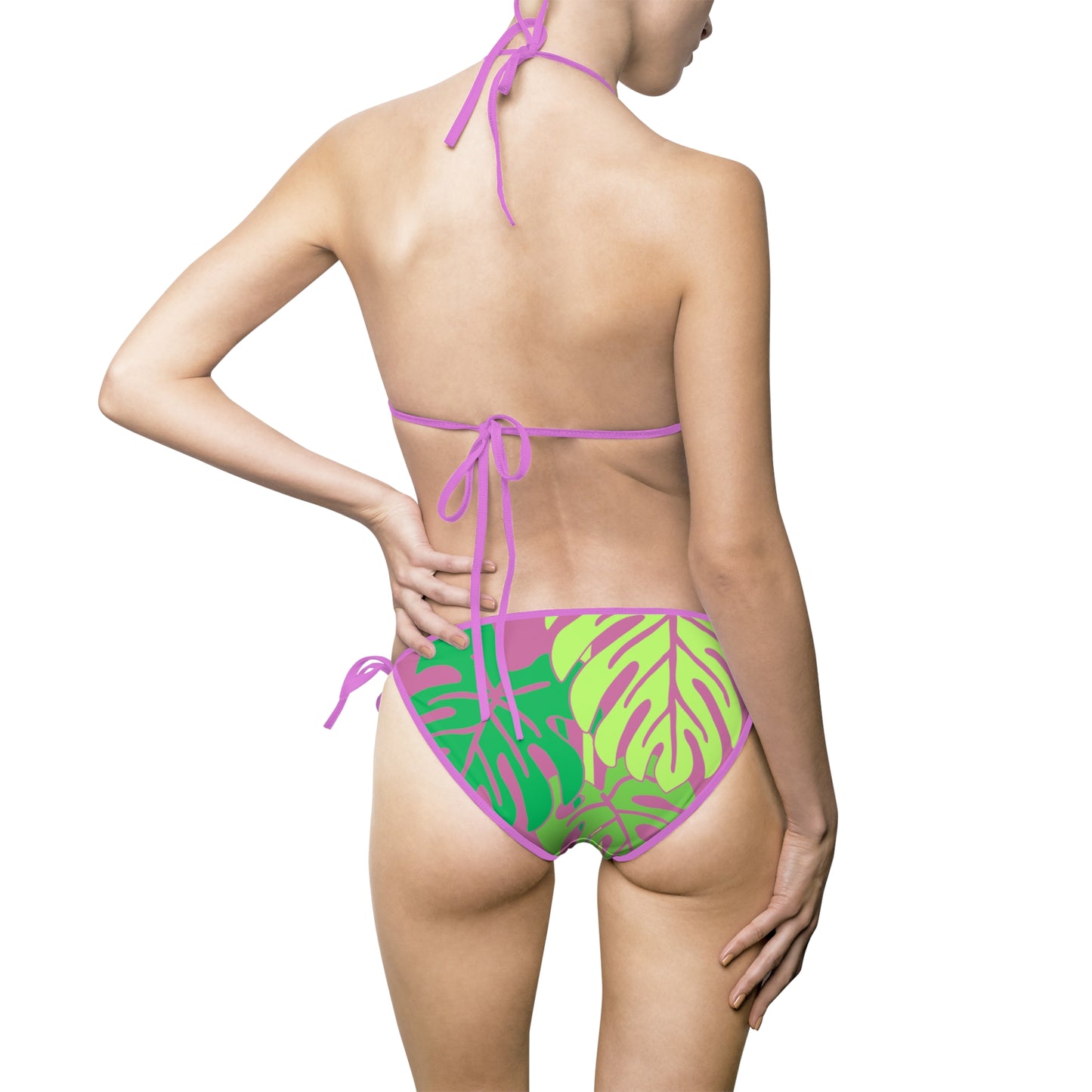 Green Tropical Palms - Women's Bikini Swimsuit