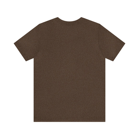 Unisex Jersey Short Sleeve Heather Brown T Shirt