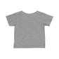 Babies Fine Jersey Tee- White Royal T Logo