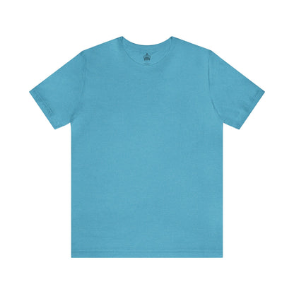 Unisex Jersey Short Sleeve Heather Aqua Blue T Shirt