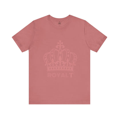 Mauve Pink - Unisex Jersey Short Sleeve T Shirt - Mauve Pink Royal T