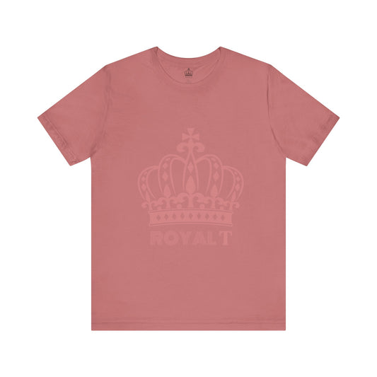 Mauve Pink - Unisex Jersey Short Sleeve T Shirt - Mauve Pink Royal T