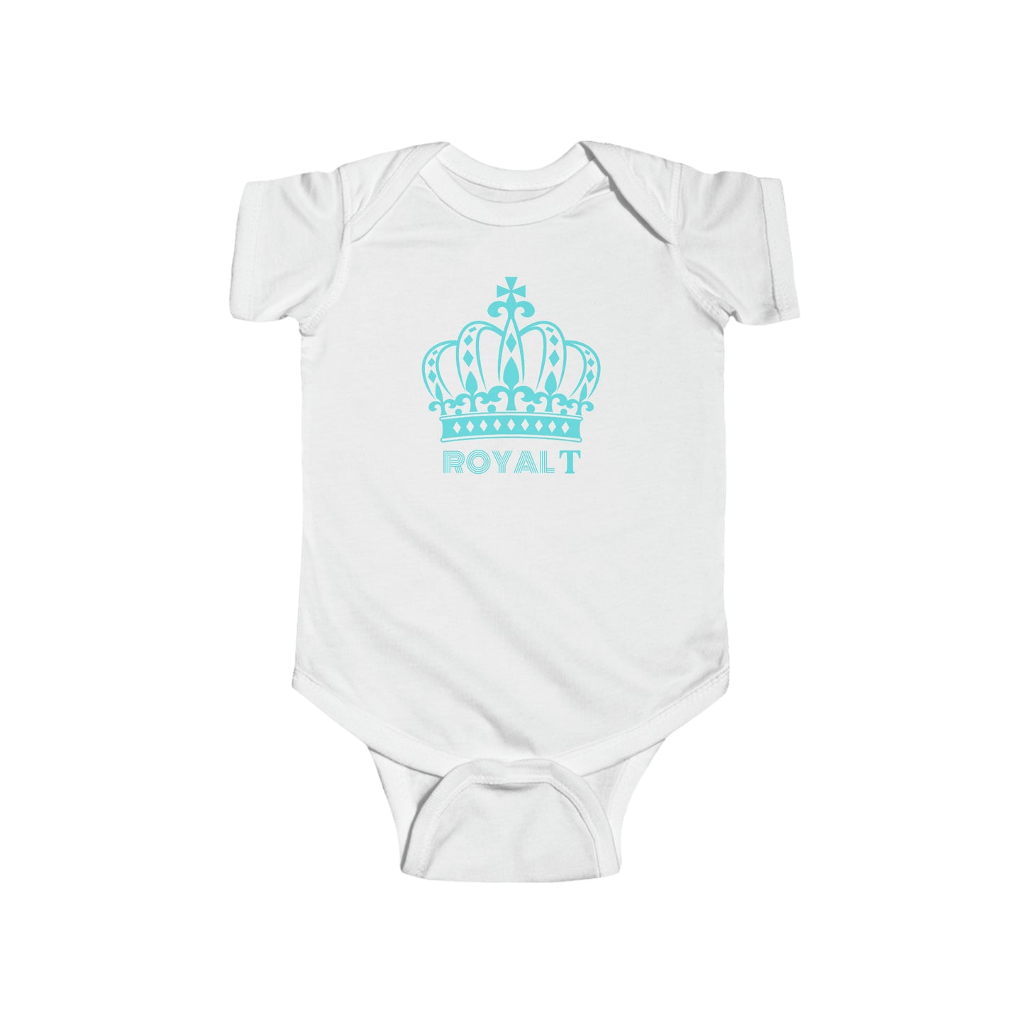 Babies Fine Jersey Bodysuit - Blue Royal T