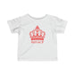 Babies Fine Jersey Tee- Red Royal T Logo