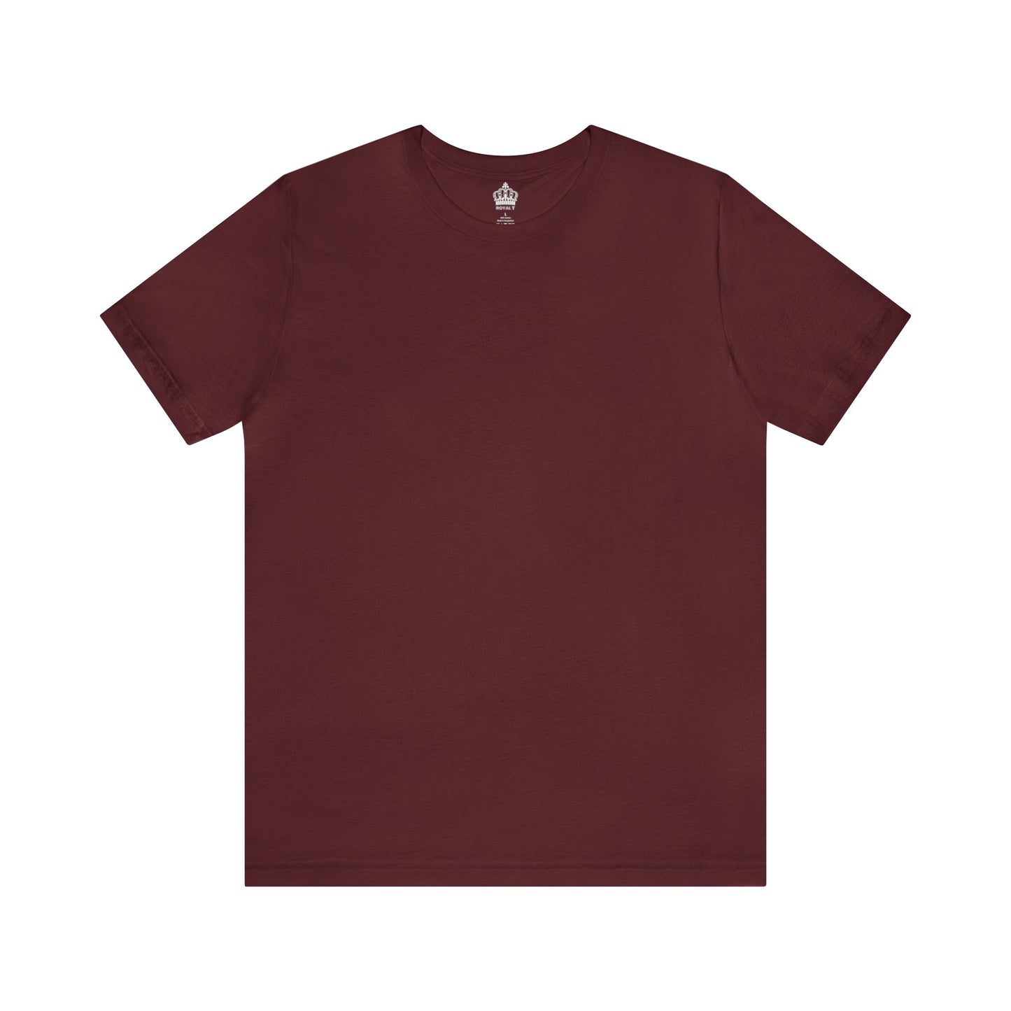 Unisex Jersey Short Sleeve Maroon T Shirt